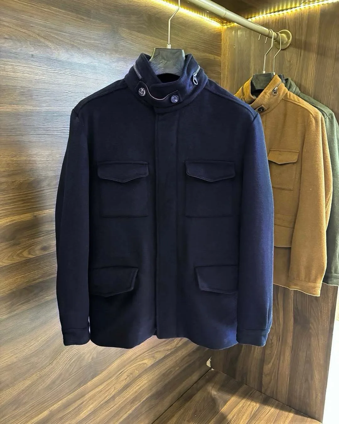 field/utility jacket with cargo chest pockets photo 3