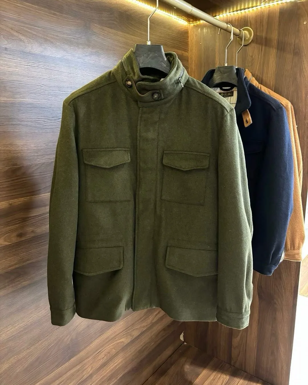 field/utility jacket with cargo chest pockets photo 2