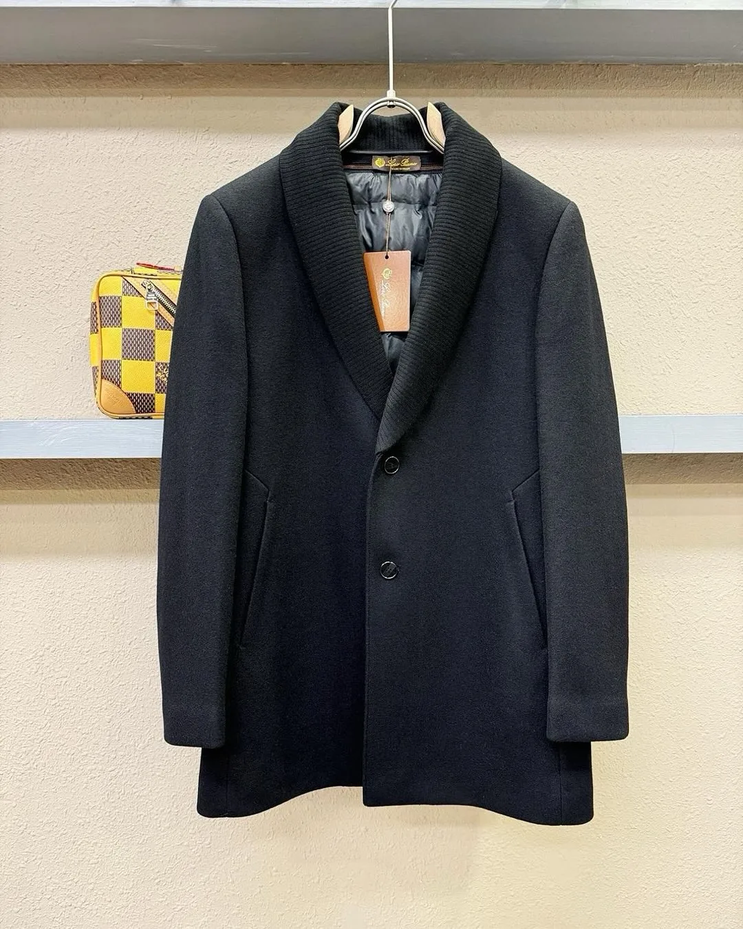 single-breasted wool overcoat photo 2