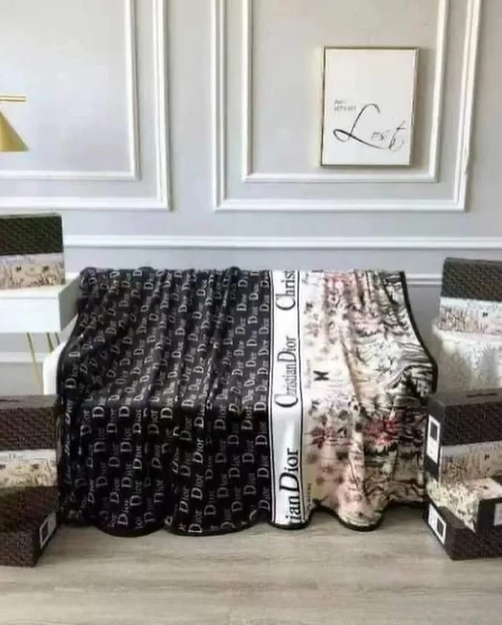 Fendi FF monogram throw blanket