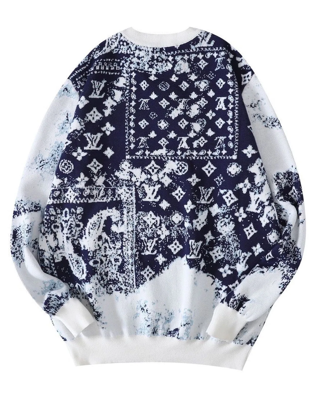 Louis Vuitton Bandana-Print Sweater