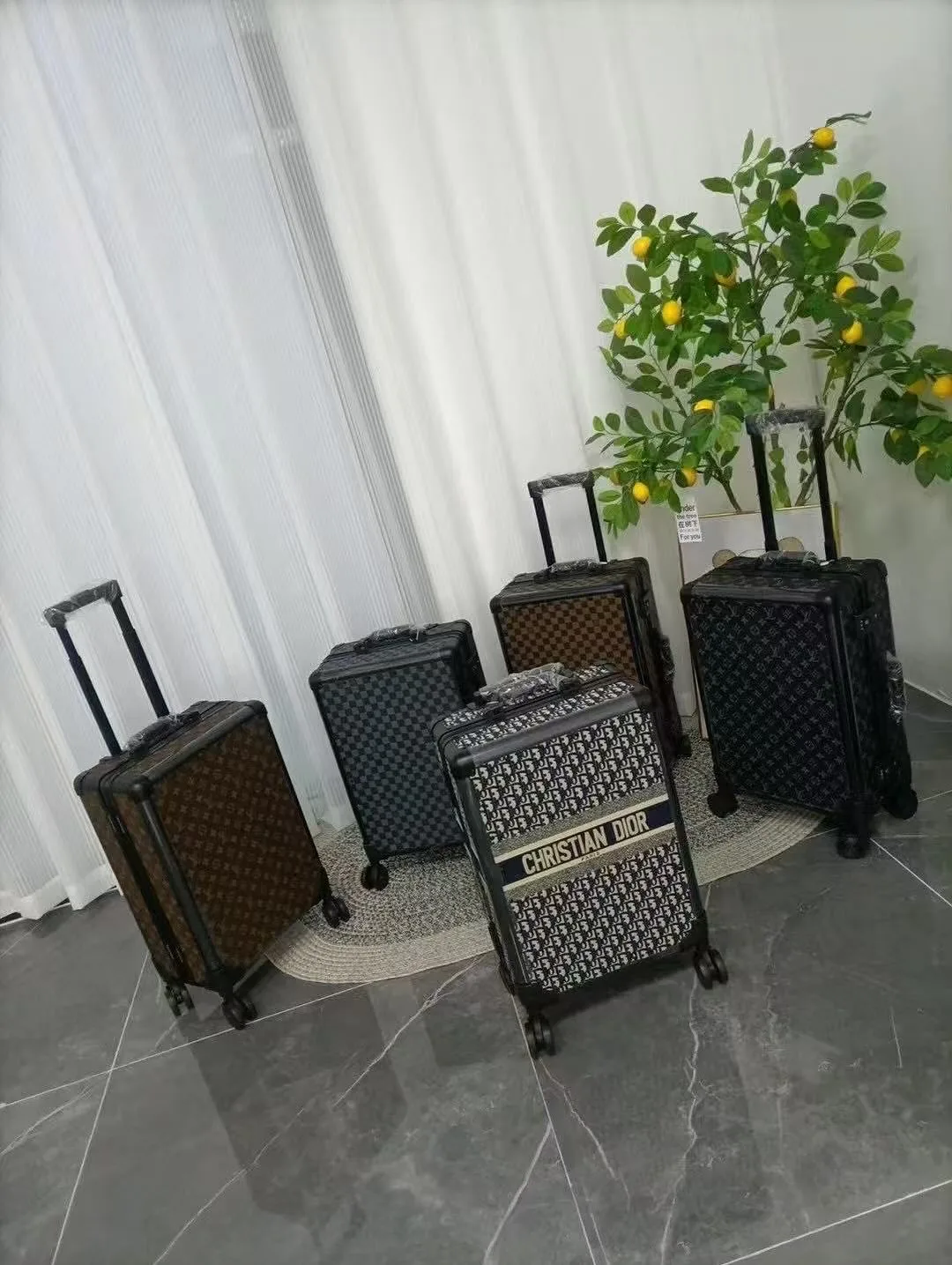 Dior Monogram Hard-Shell Luggage photo 4