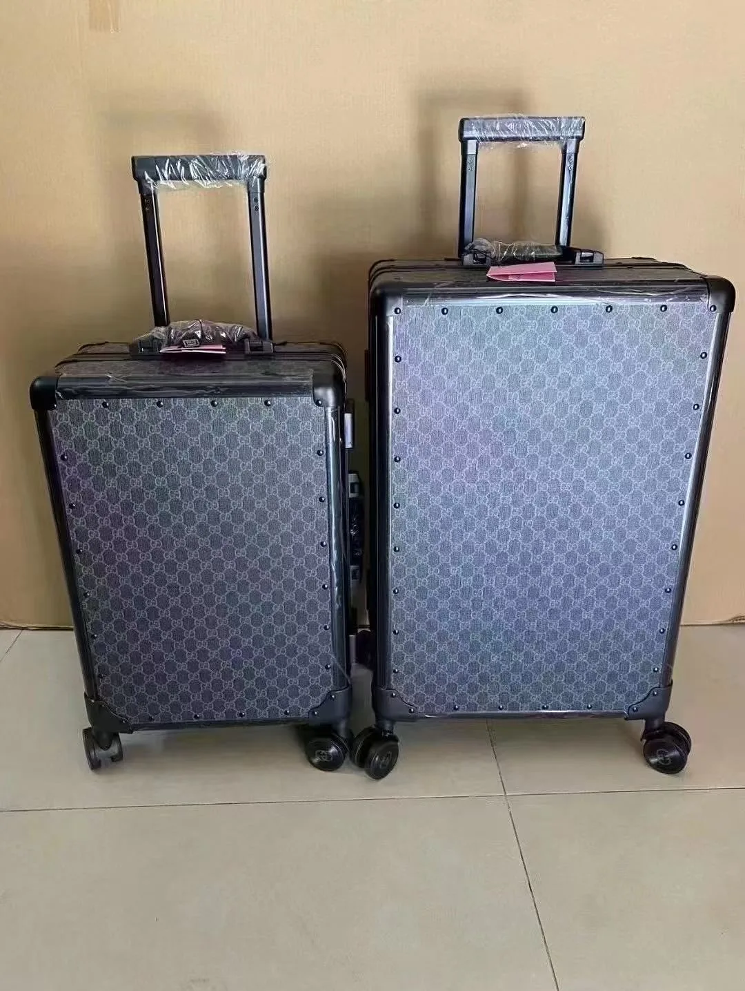Dior Monogram Hard-Shell Luggage