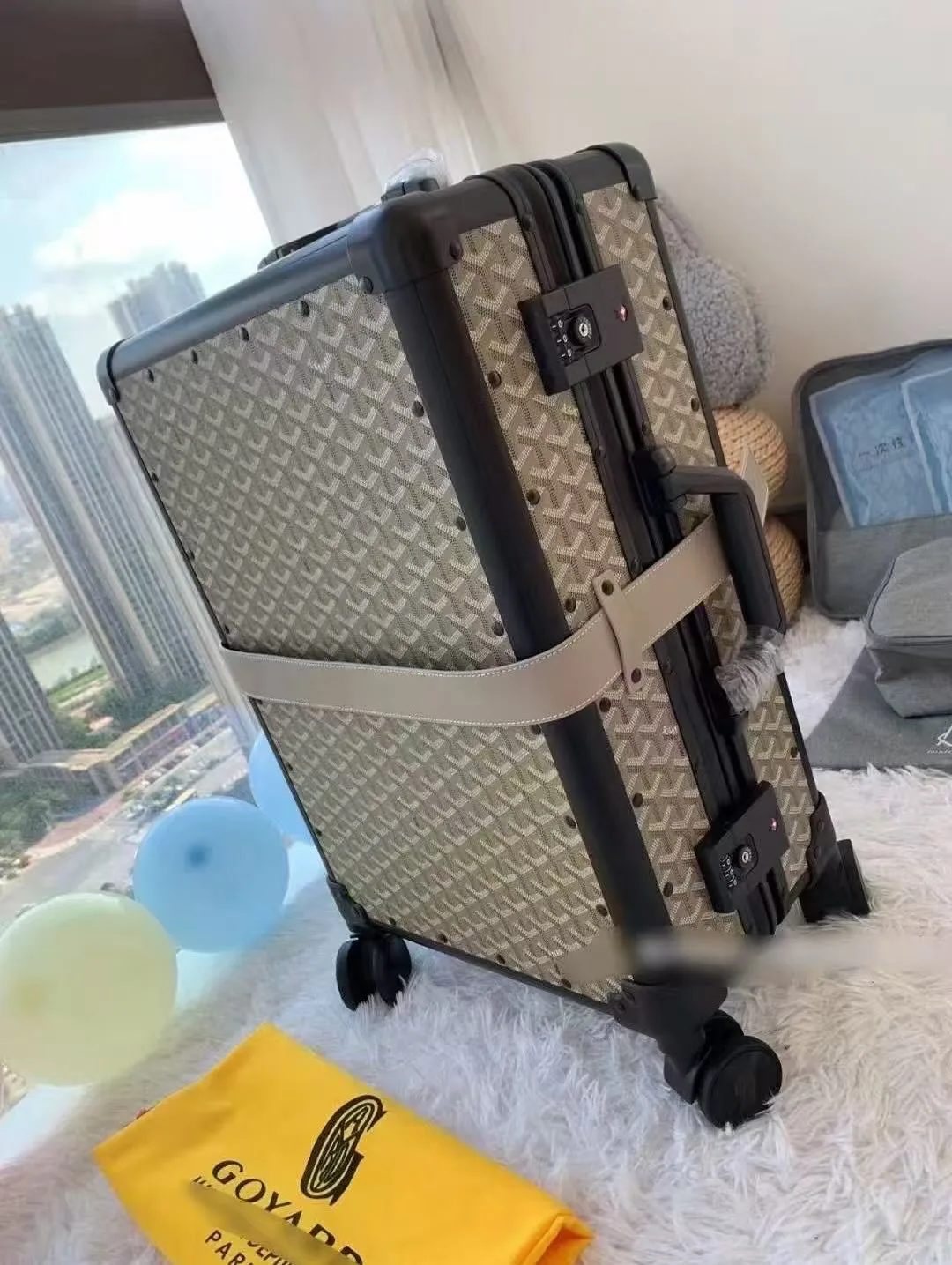 Goyard Hard-Shell Luggage