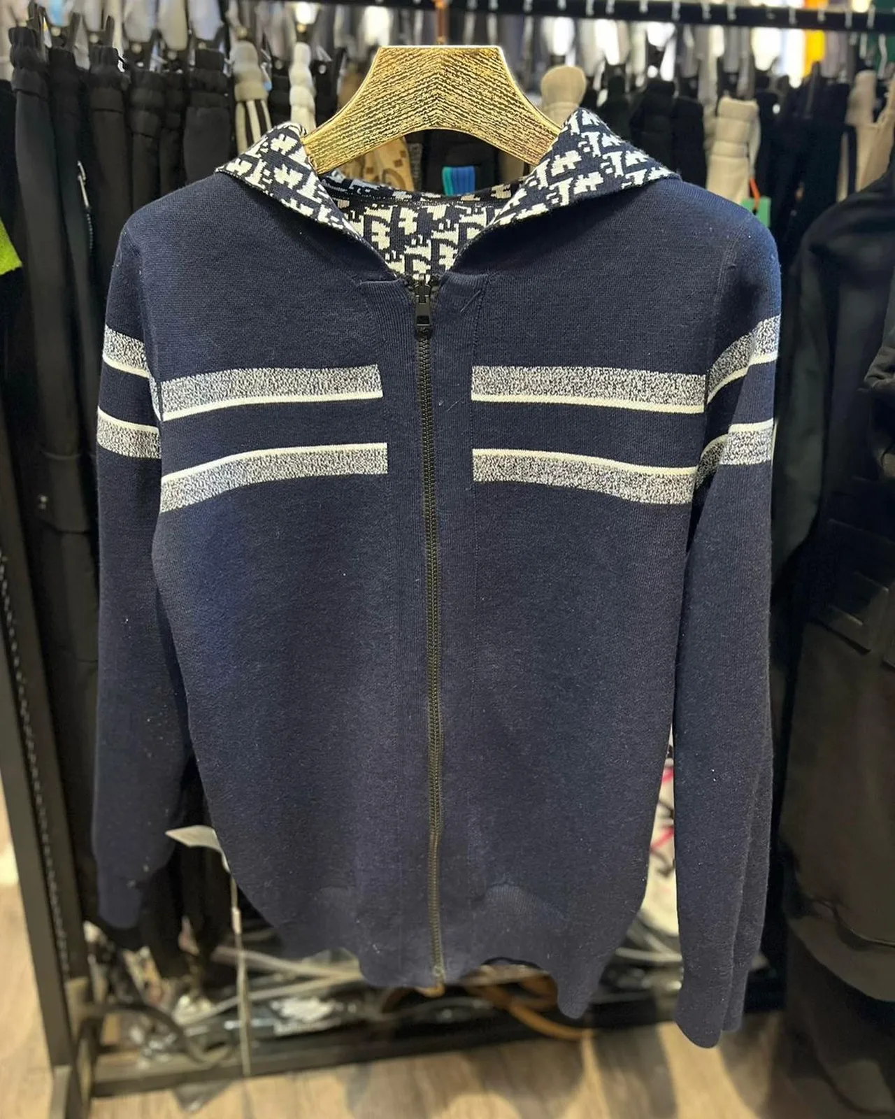 Dior Oblique zip cardigan photo 2