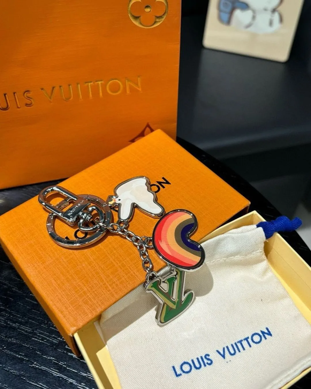 Louis Vuitton Speedy keychain photo 3