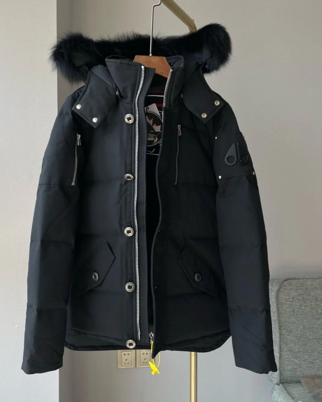Moose Knuckles Fur-Hood Jacket