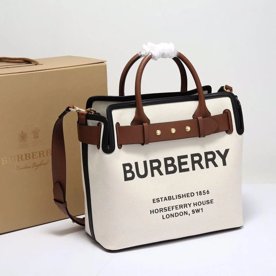 Burberry Horseferry canvas tote