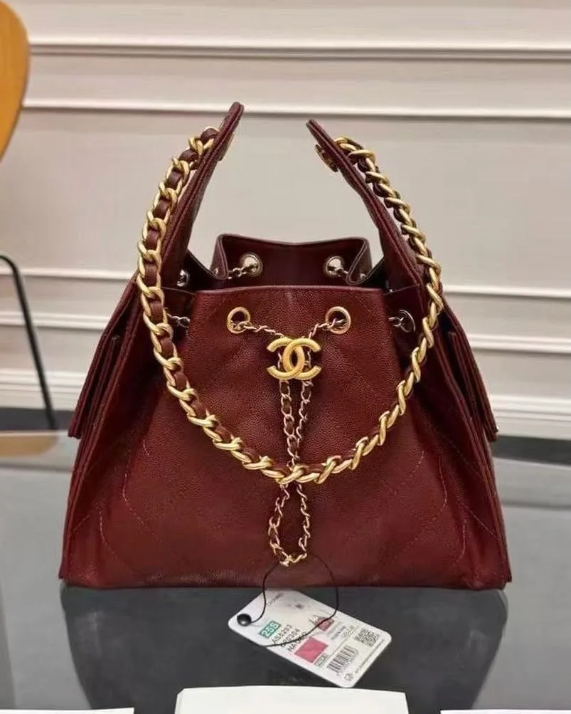 Chanel CC Quilted Bucket Bag photo 5