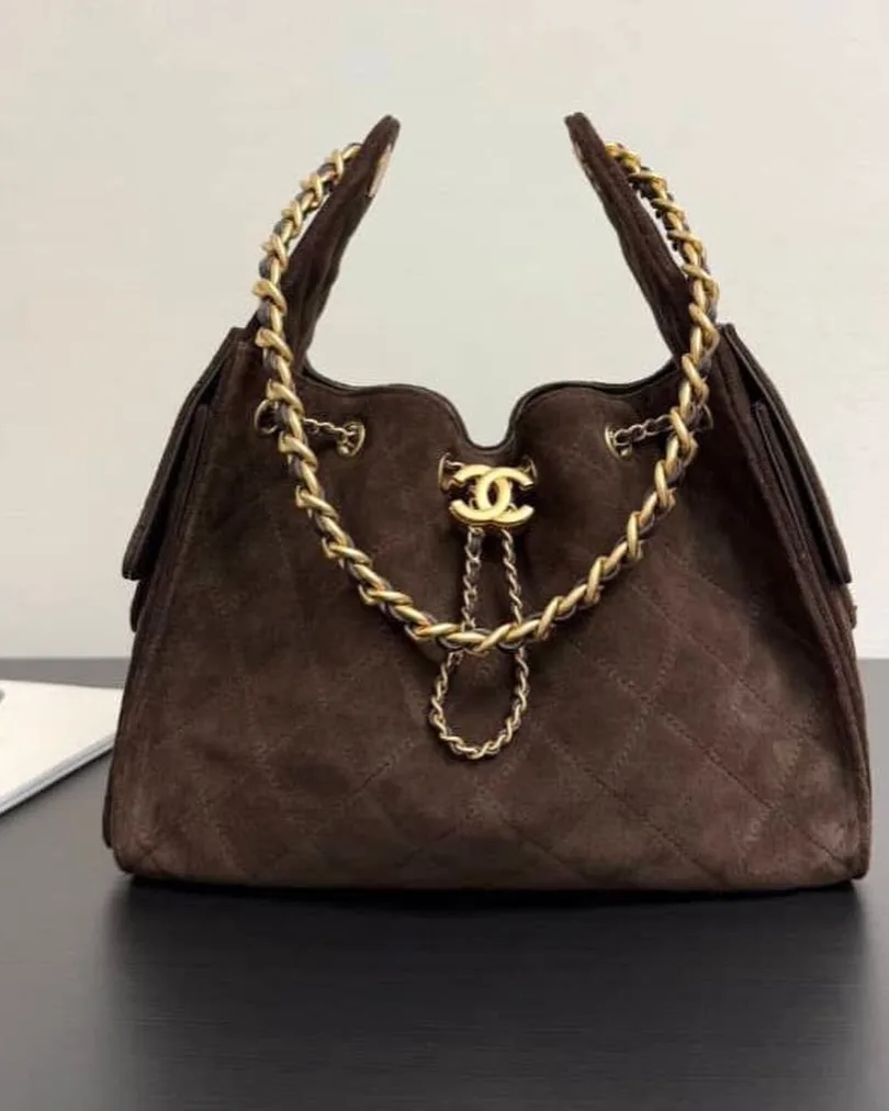 Chanel CC Quilted Bucket Bag photo 6