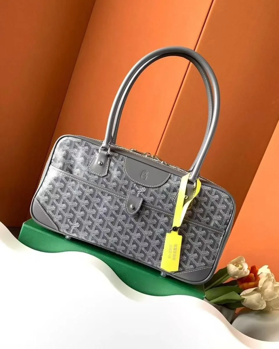 Goyard Chevron Bowler Bag