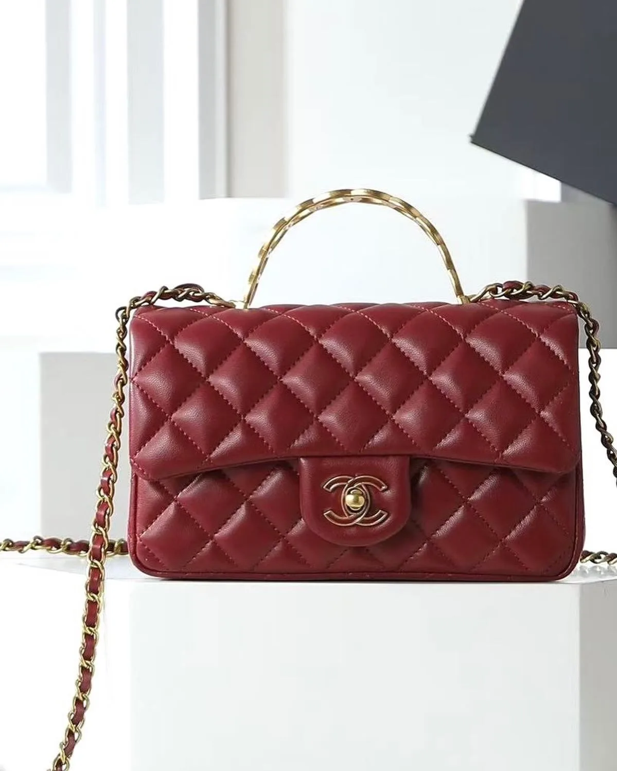 Chanel Classic Flap with top handle photo 6