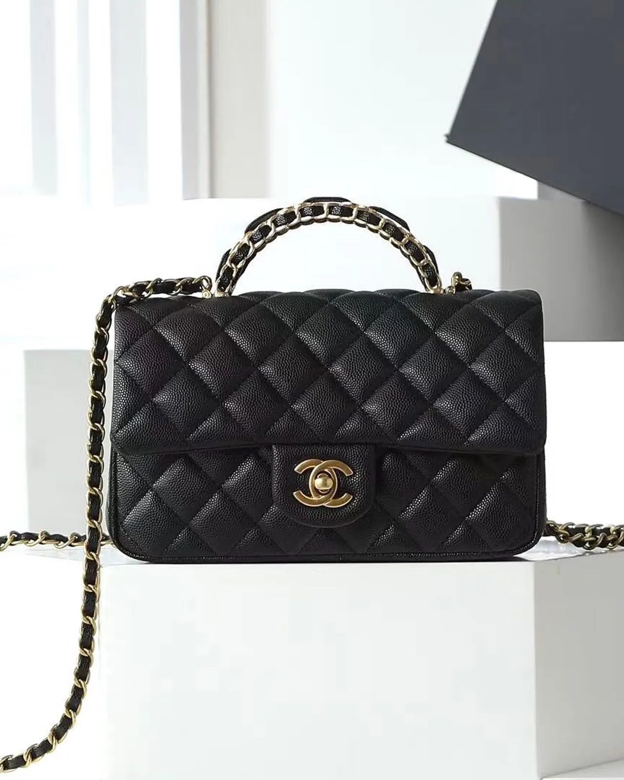 Chanel Classic Flap with top handle photo 2
