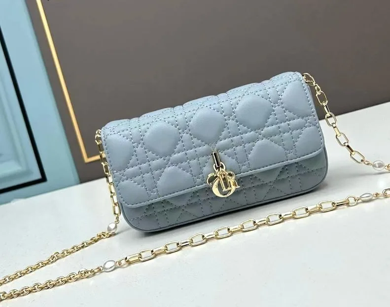 Dior Lady Dior Mini Chain Pouch