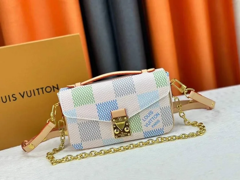 Louis Vuitton Pochette Métis chain Damier Azur photo 2