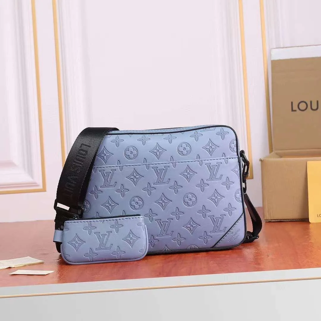 Louis Vuitton denim monogram messenger