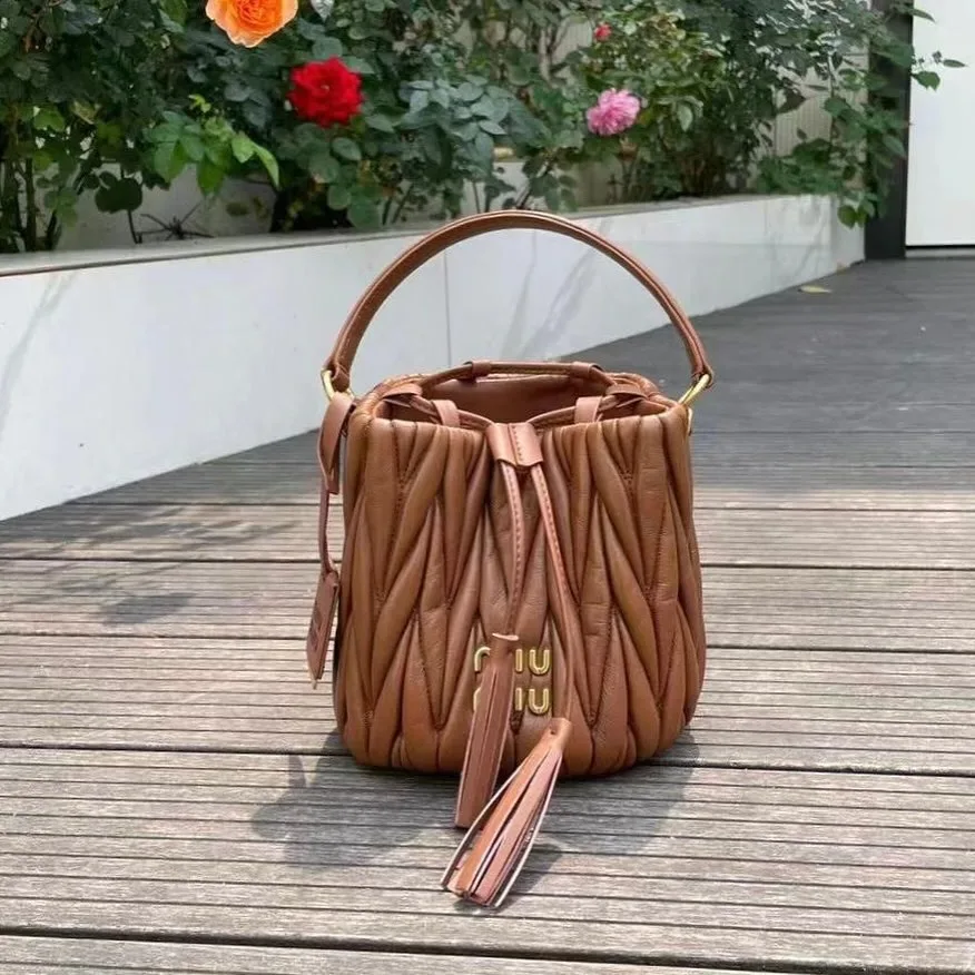 Miu Miu Matelassé Bucket Bag