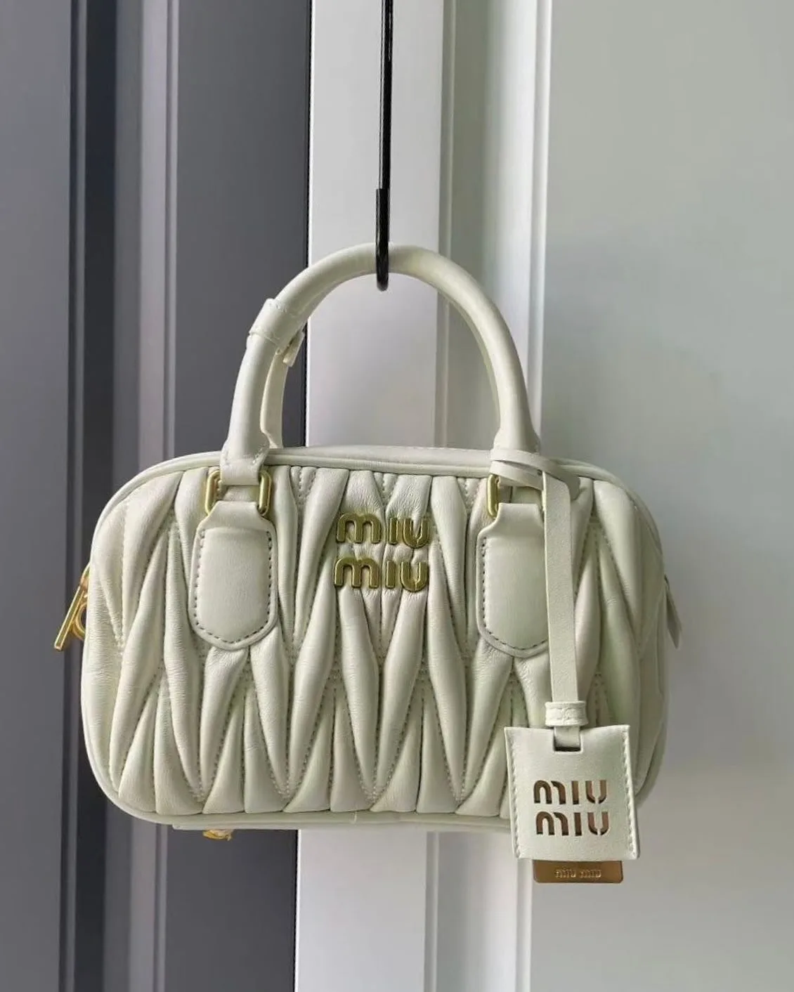 Miu Miu Matelassé Top Handle photo 2
