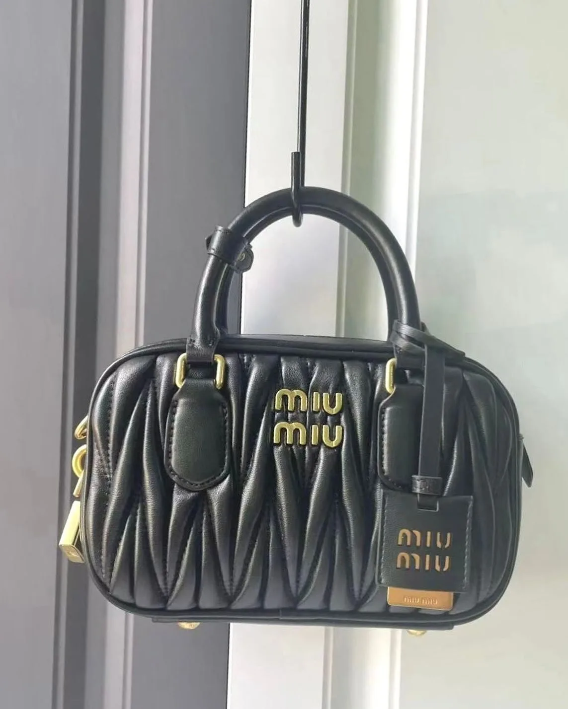 Miu Miu Matelassé Top Handle photo 3