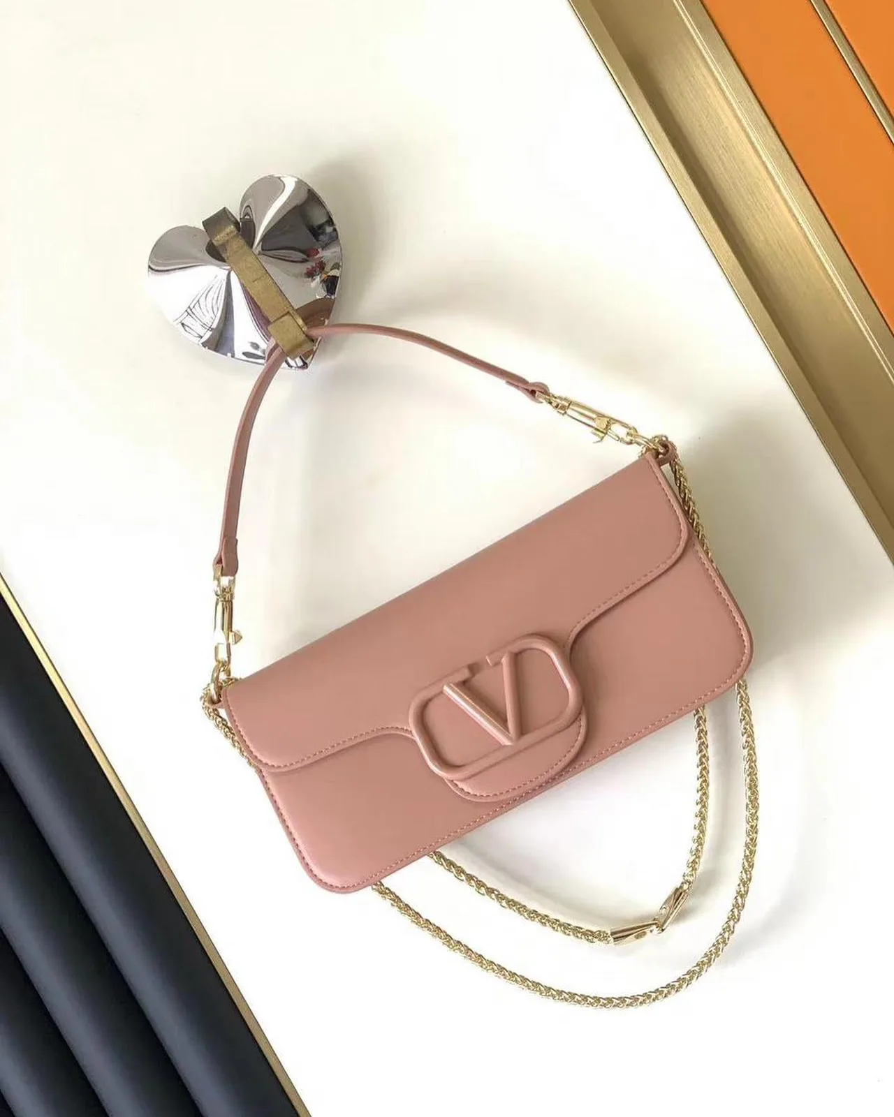 Valentino V-Ring Shoulder Bag