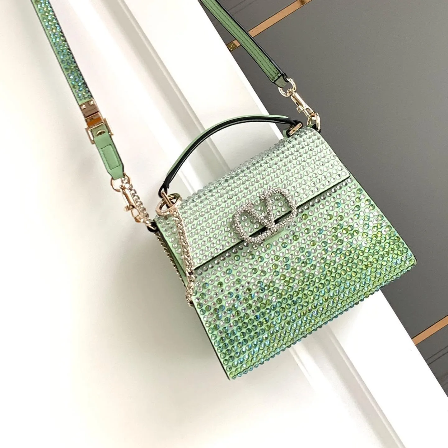 Valentino VLogo Lock Handbag photo 6