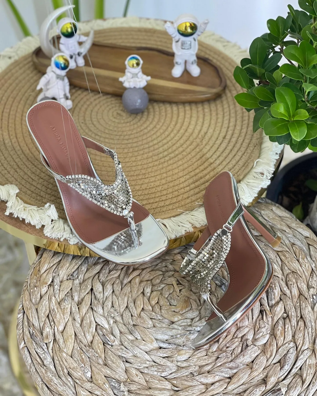 Embellished Thong Mules photo 3