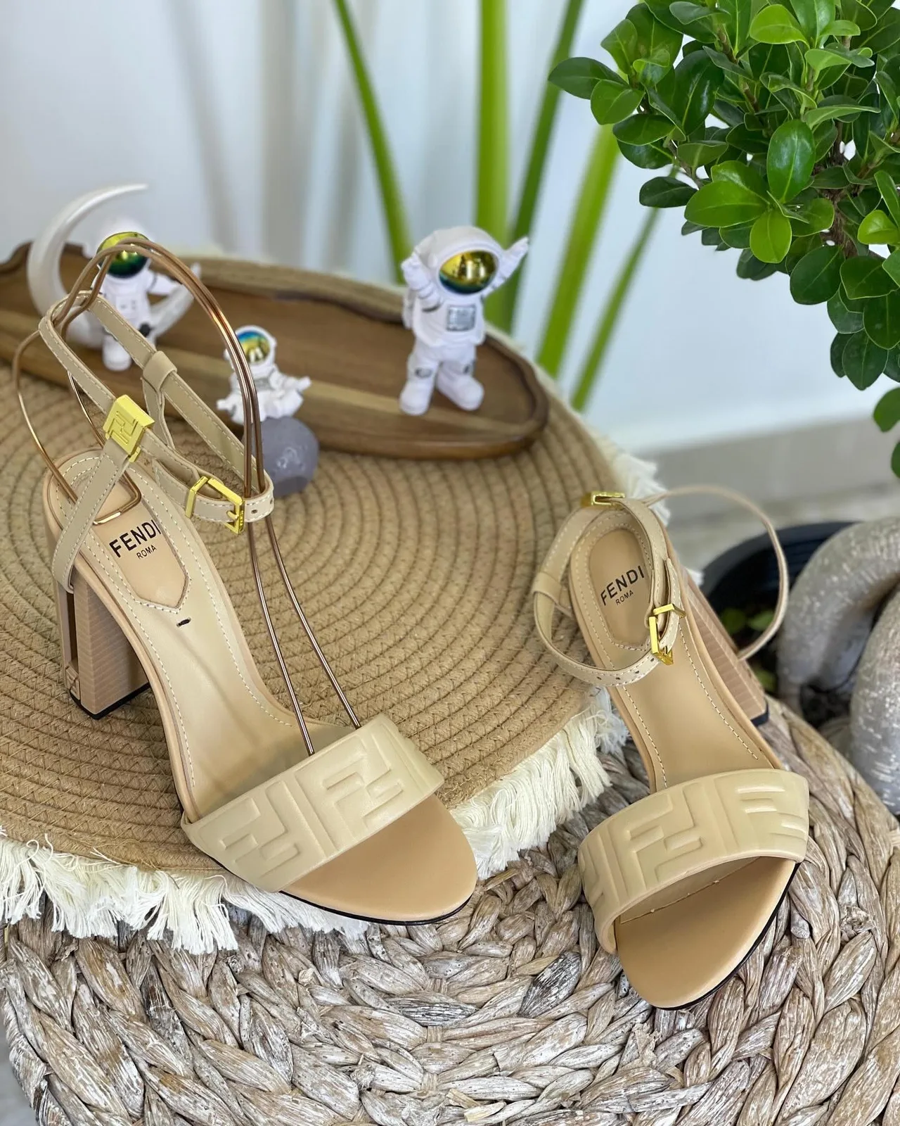 Fendi Block-Heel Mule