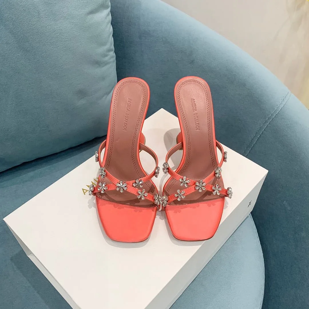 Amina Muaddi Heeled Mule photo 4
