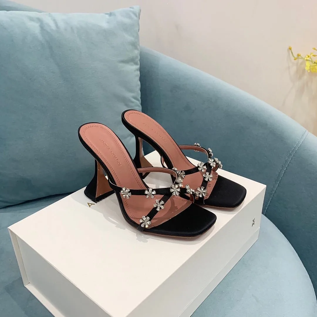 Amina Muaddi Heeled Mule photo 2