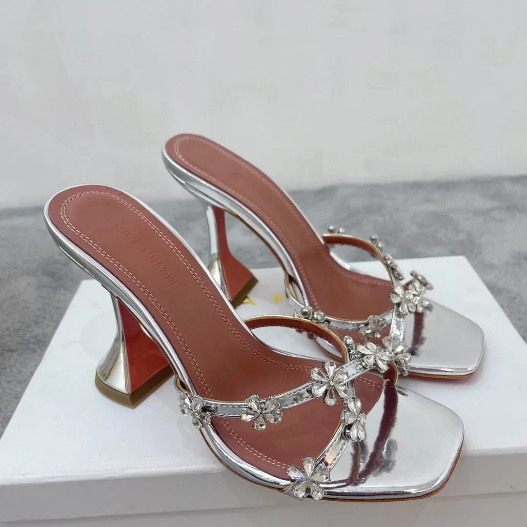 Amina Muaddi Heeled Mule photo 3