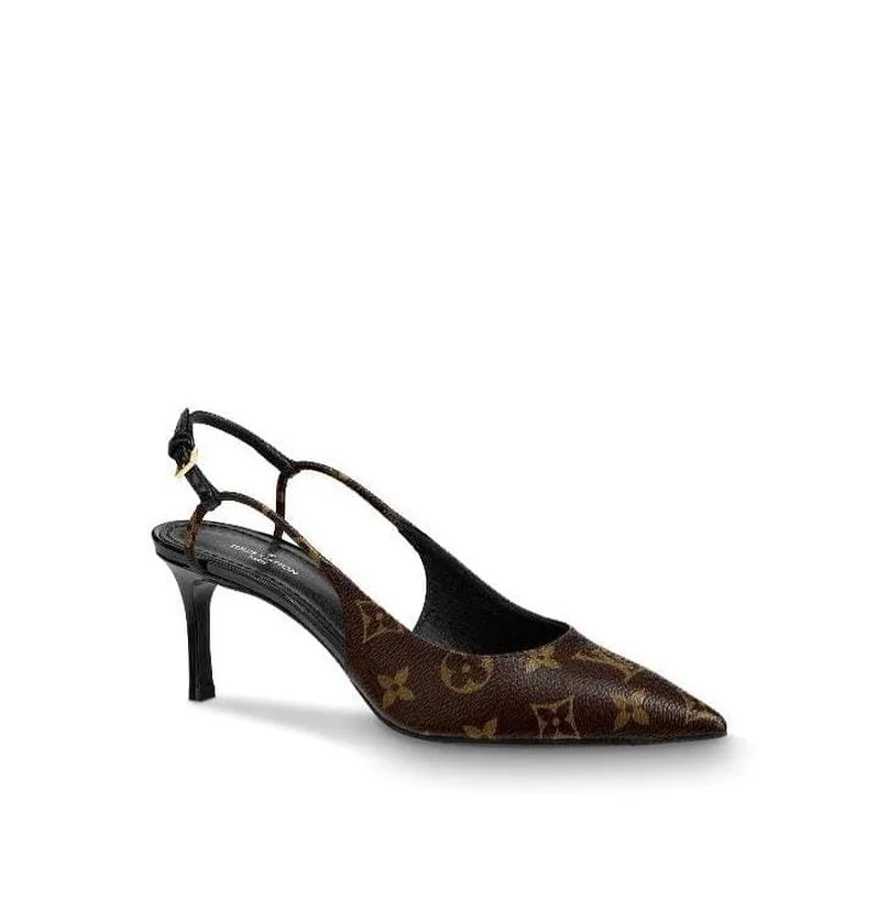Louis Vuitton monogram slingback