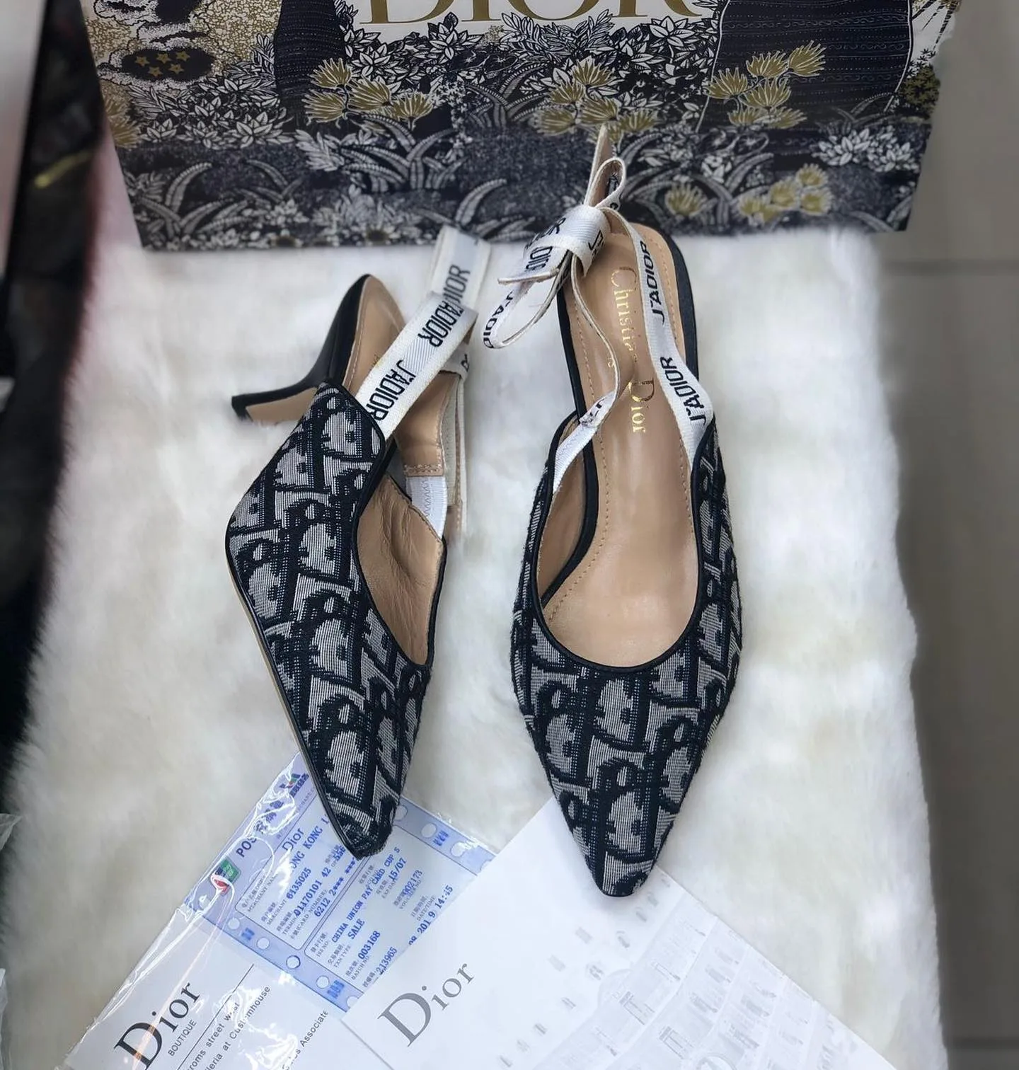 Dior Oblique ballerina flat