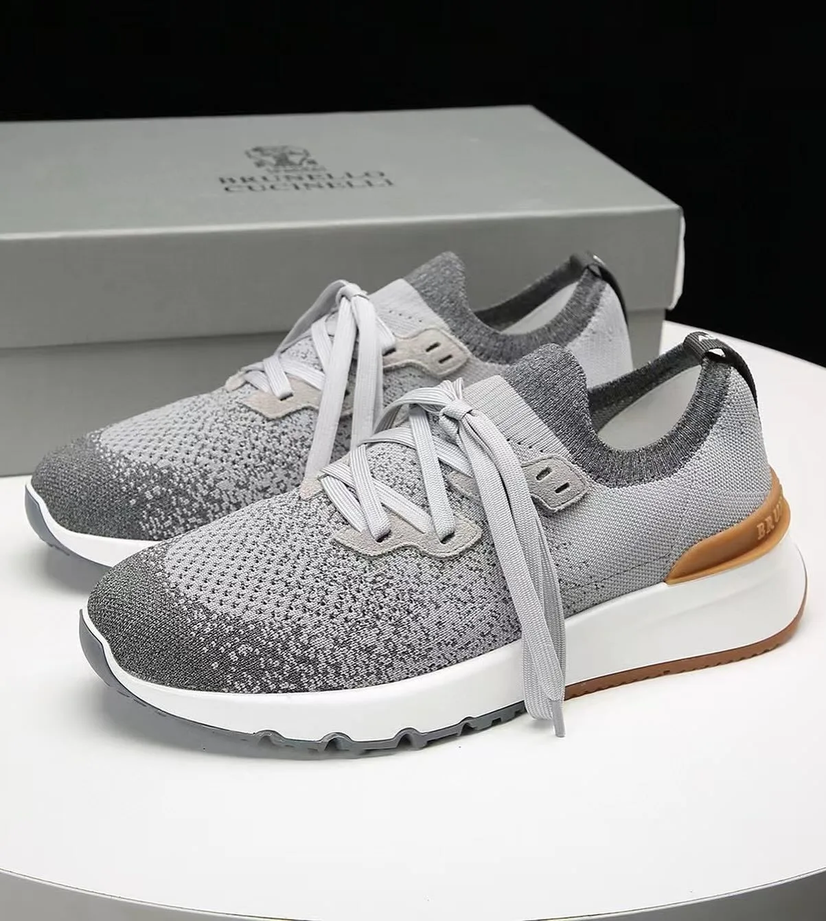 Brunello Cucinelli Knit Runner Sneaker