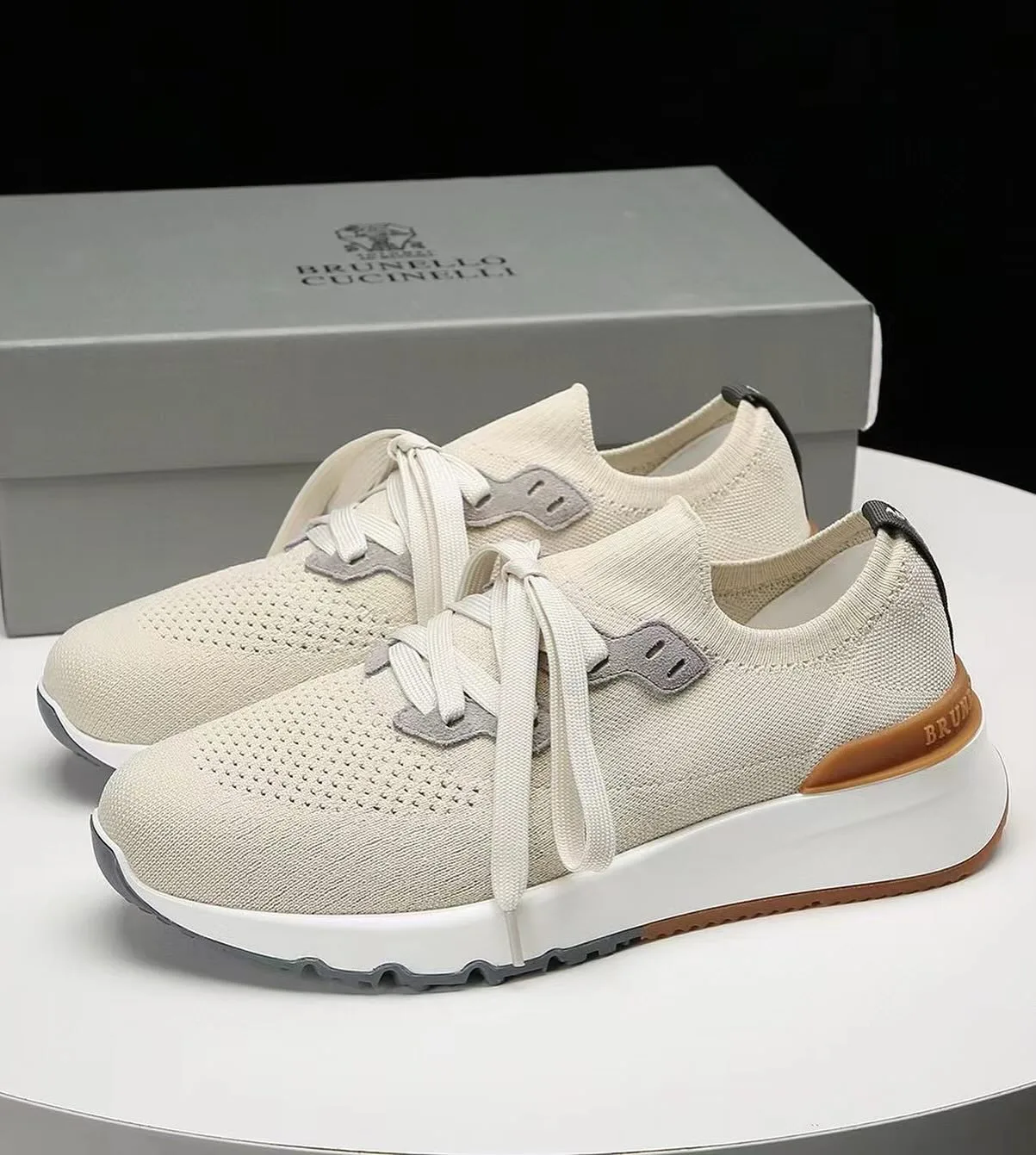 Brunello Cucinelli Knit Runner Sneaker photo 3