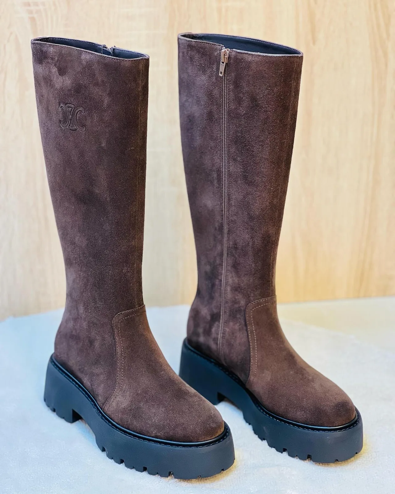 Celine Knee-High Platform Boot