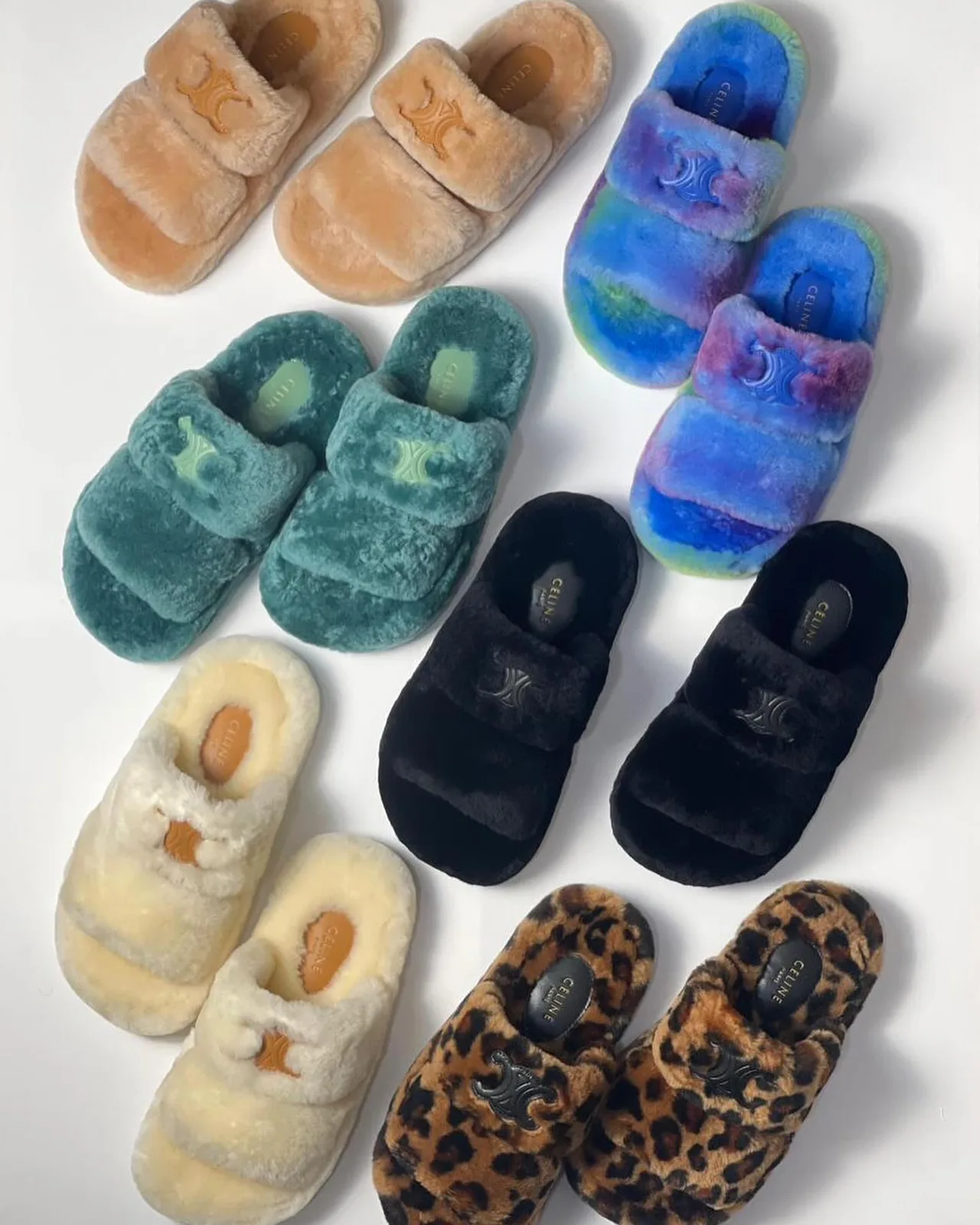 Celine Fur Slide photo 10