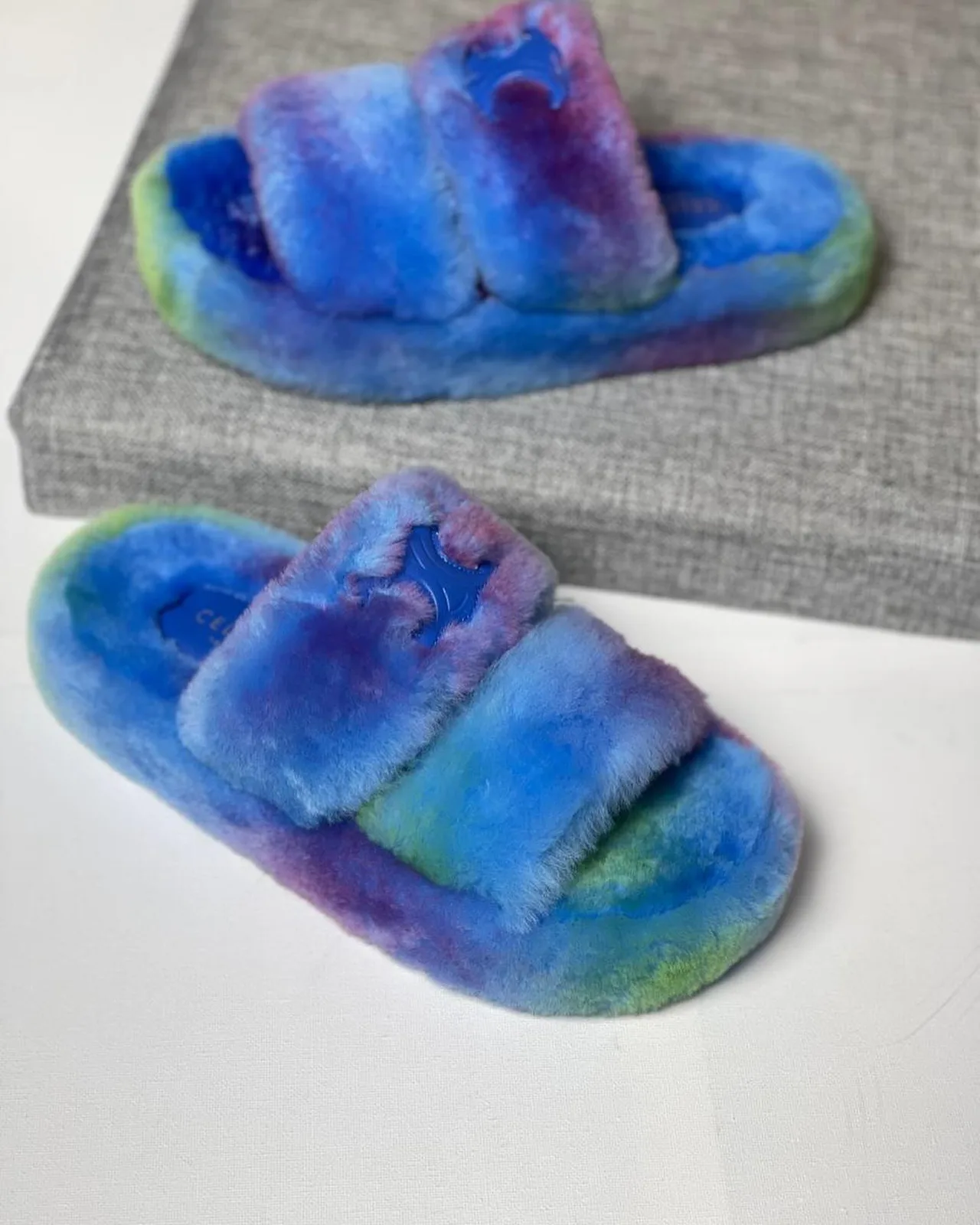 Celine Fur Slide photo 9