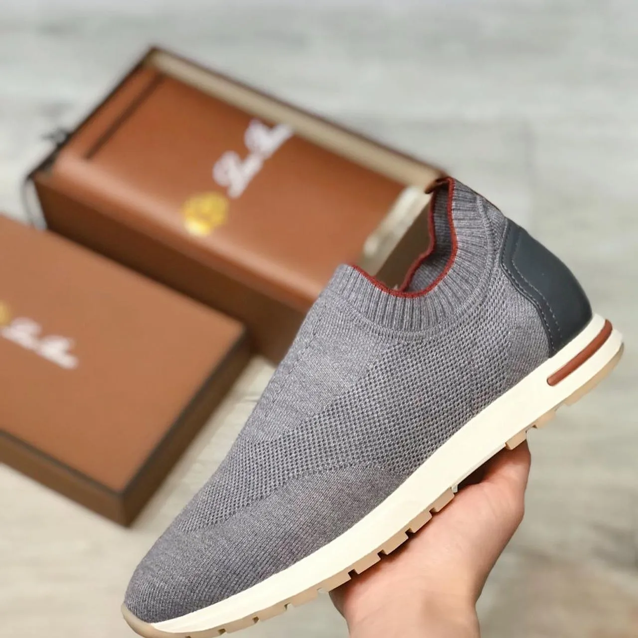 Loro Piana knit slip-on/moccasin photo 2