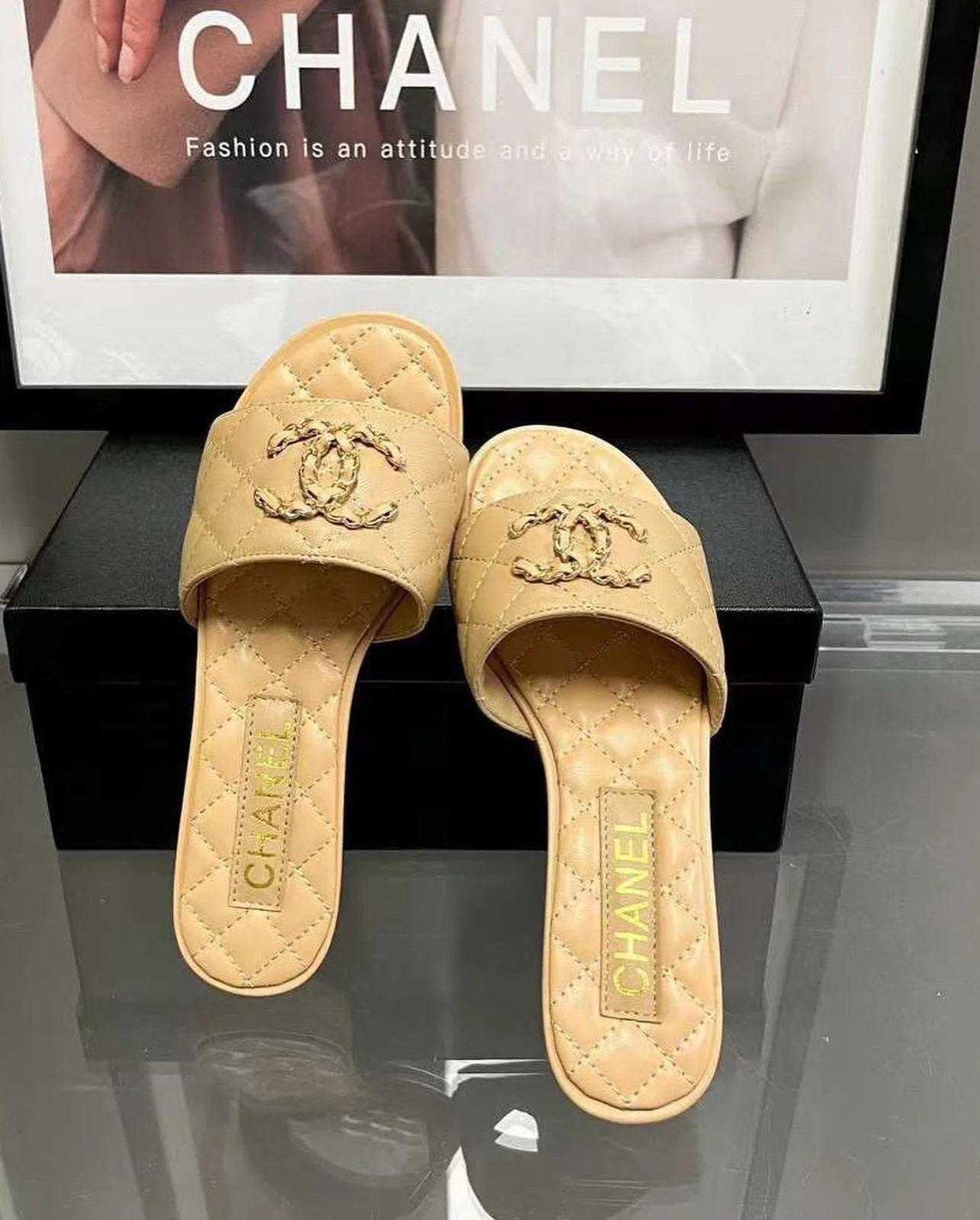 Chanel Slide Sandal