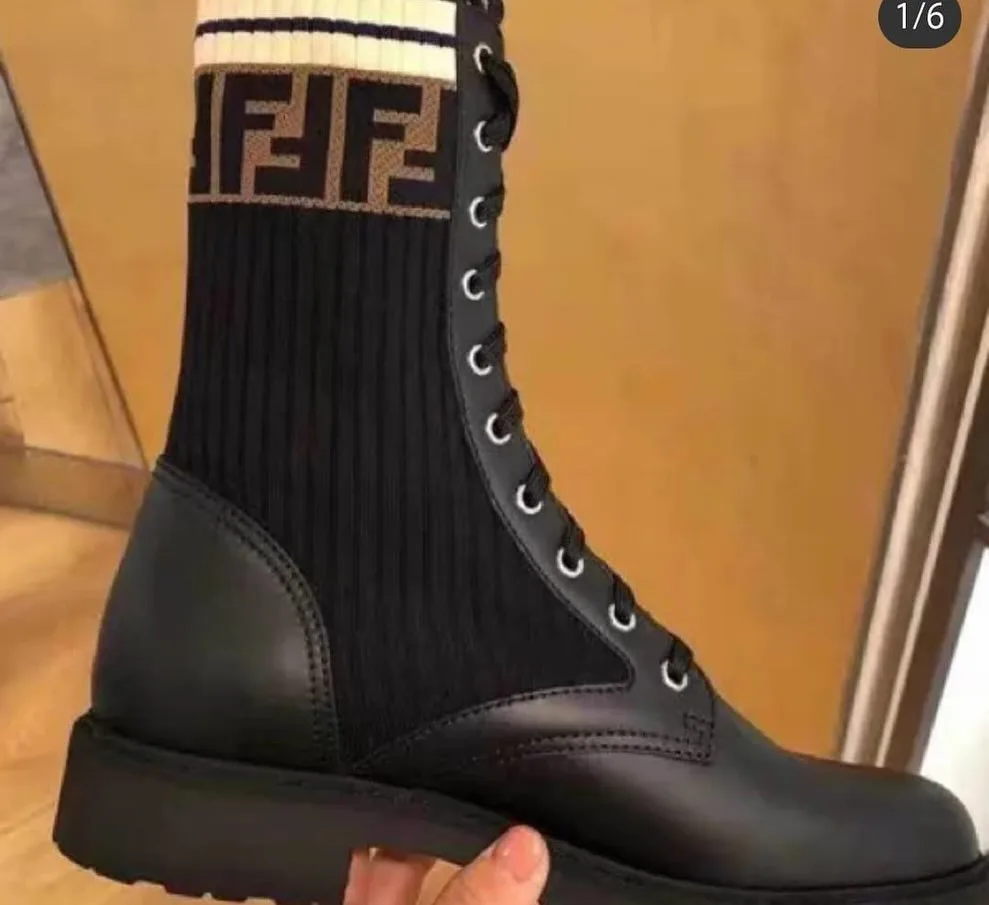 Fendi FF sock boot