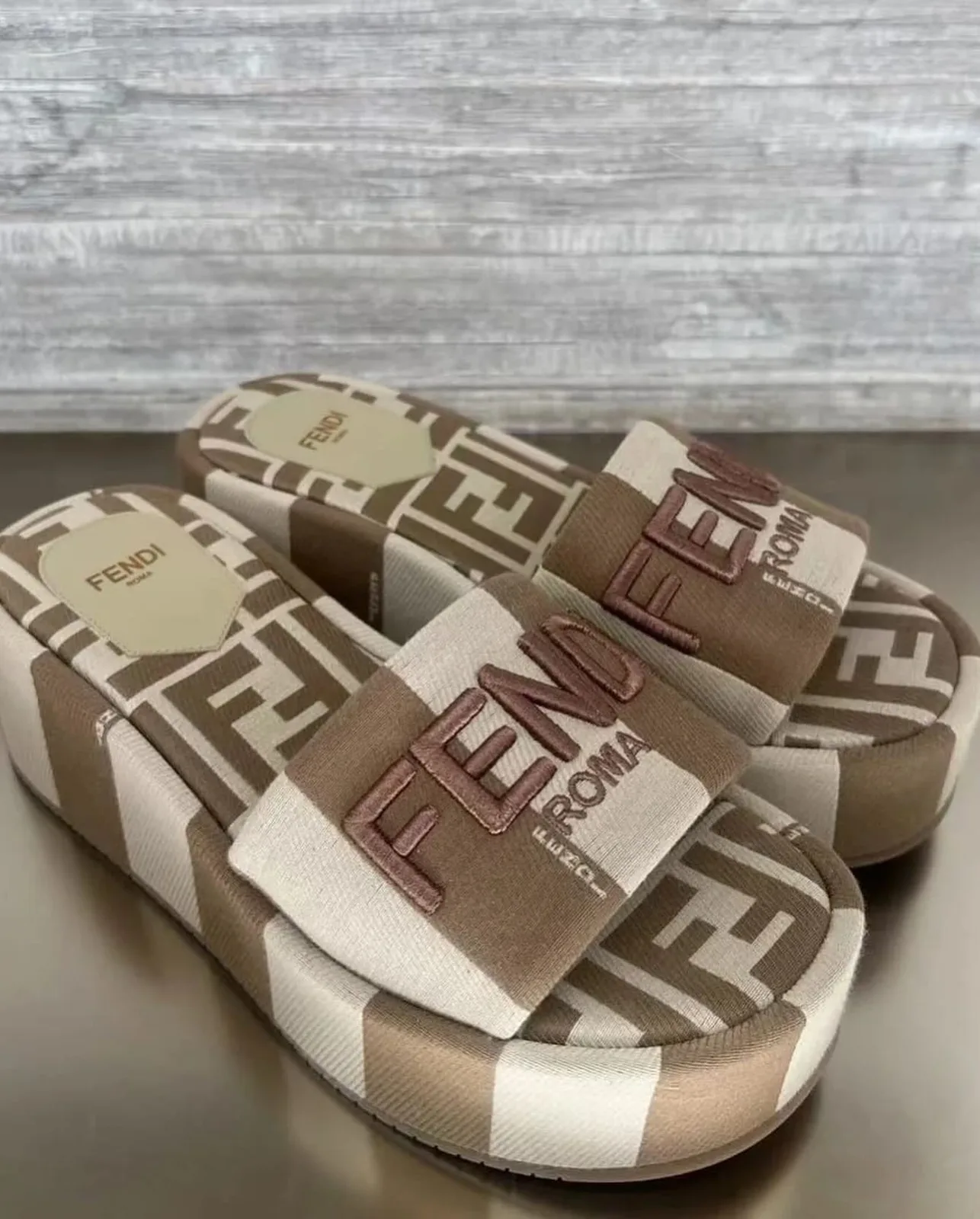 Fendi Platform Slide Sandal photo 2