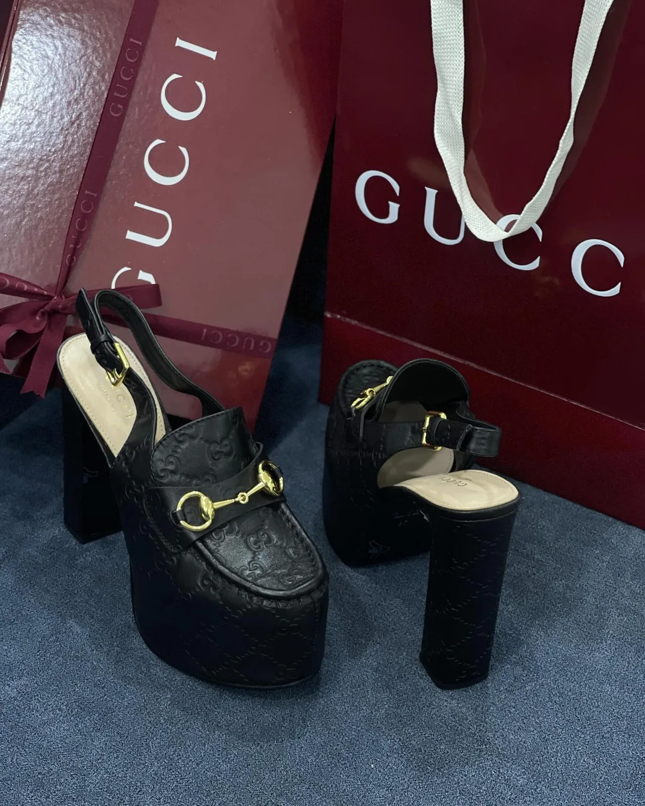 Gucci Horsebit loafer heel photo 2