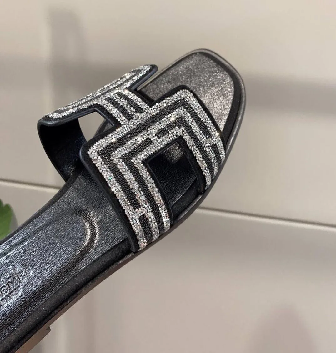 Hermès Oran Crystal Slide photo 4