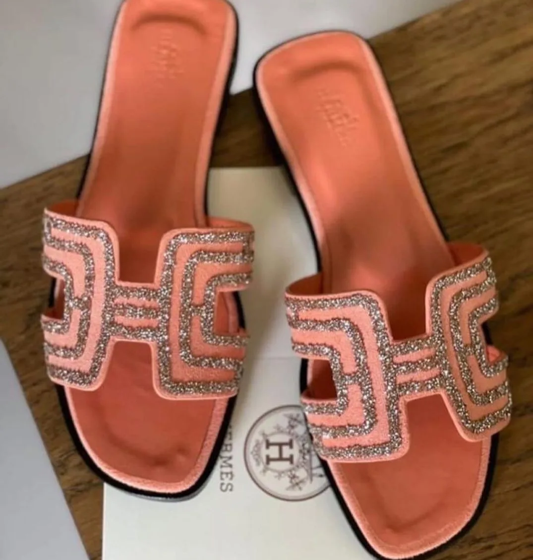 Hermès Oran Crystal Slide photo 3