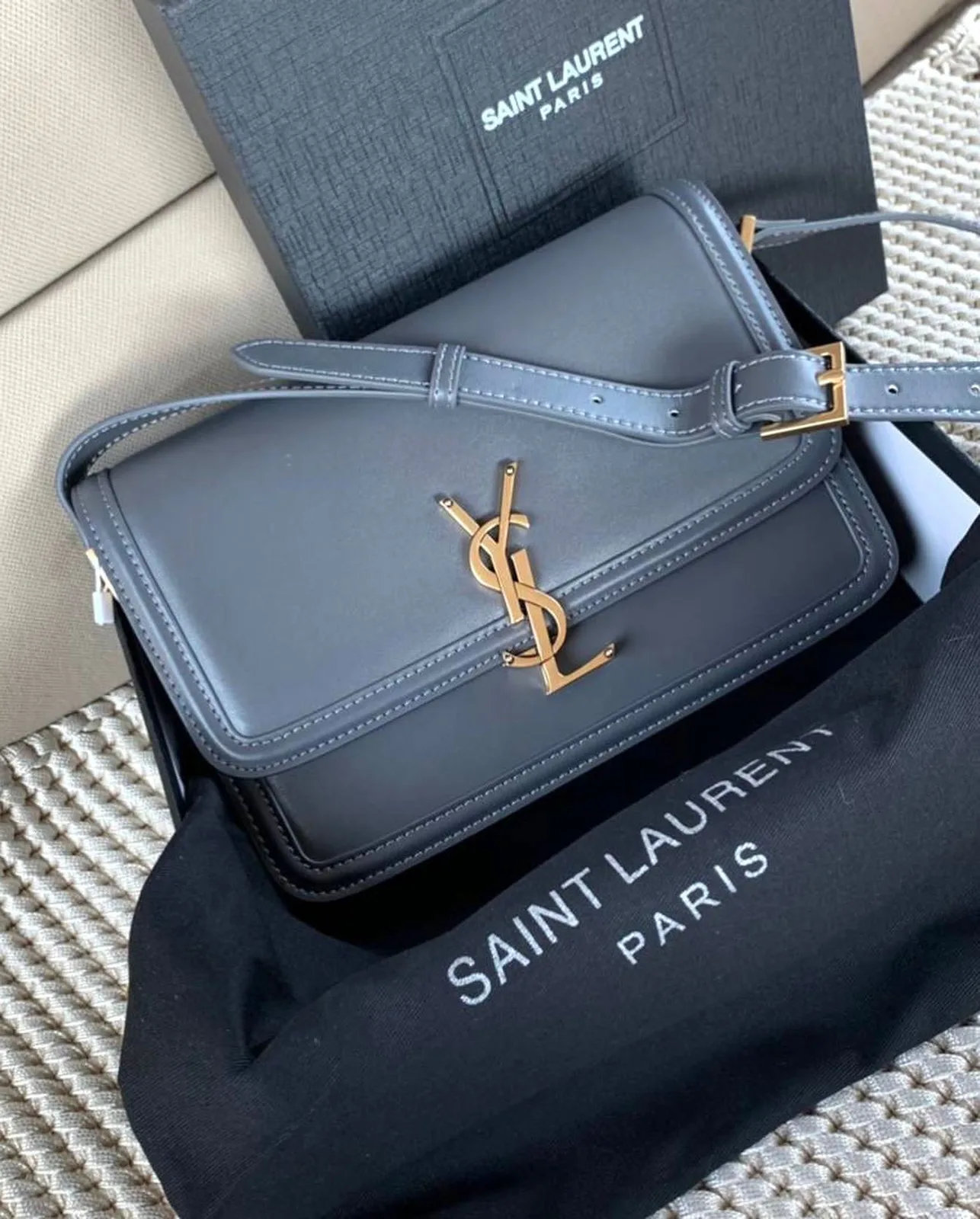 Saint Laurent Solferino structured flap bag photo 3