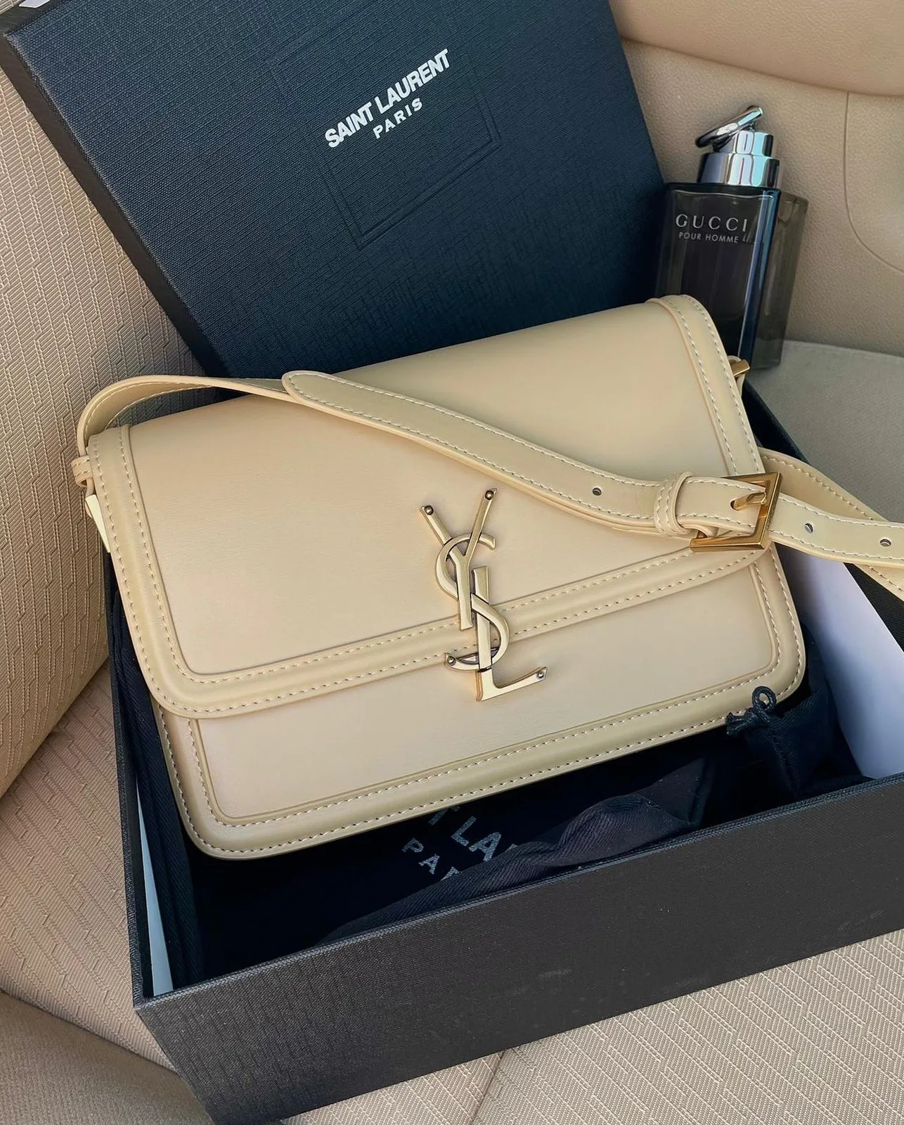 Saint Laurent Solferino structured flap bag photo 4