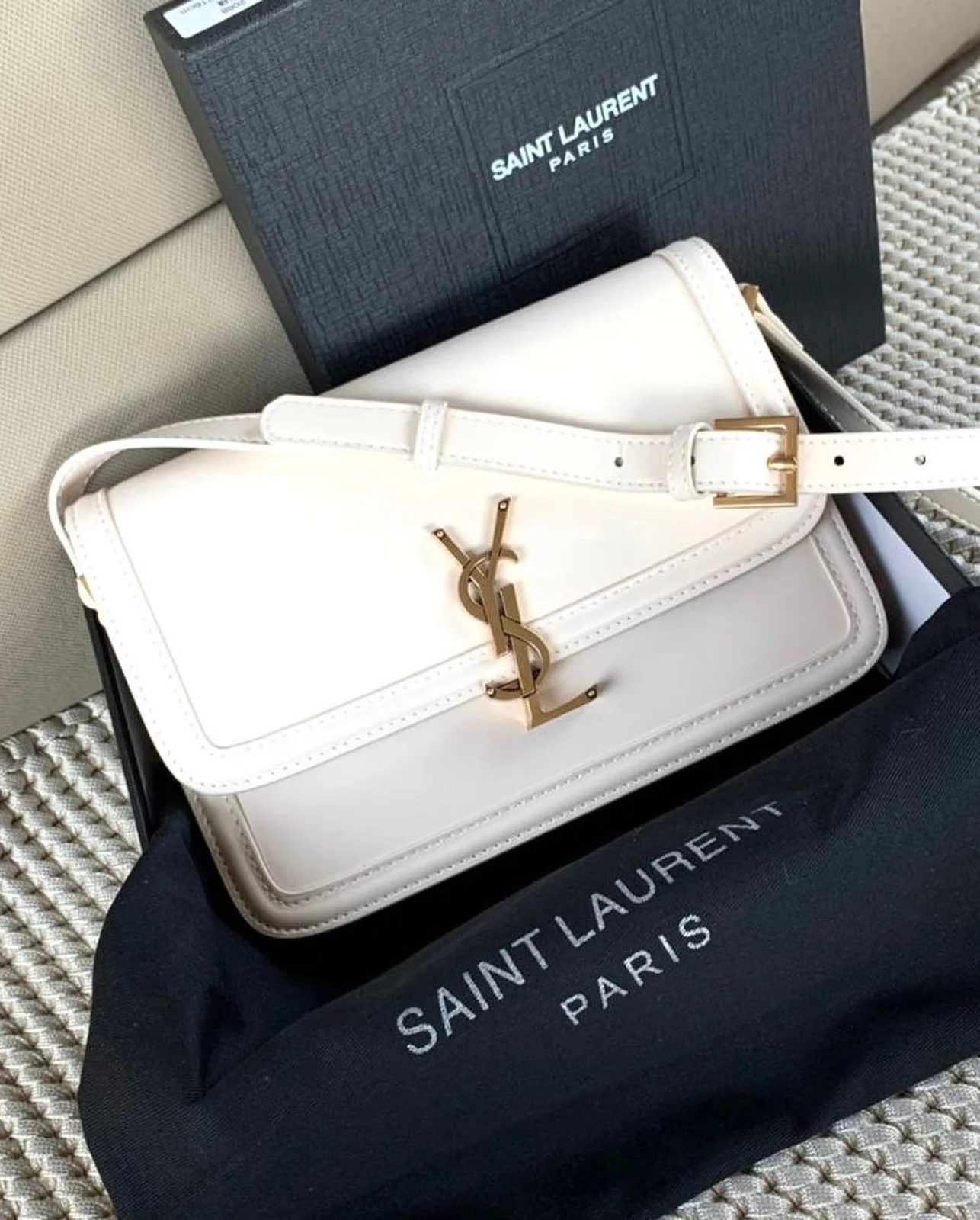 Saint Laurent Solferino structured flap bag photo 2