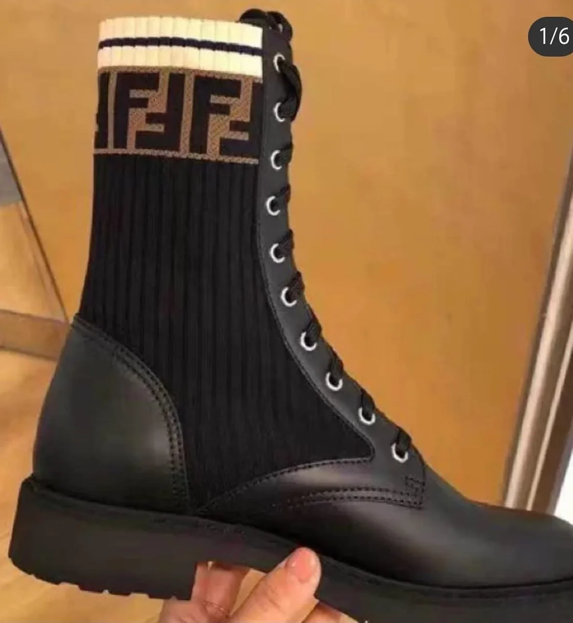 Fendi FF sock boot