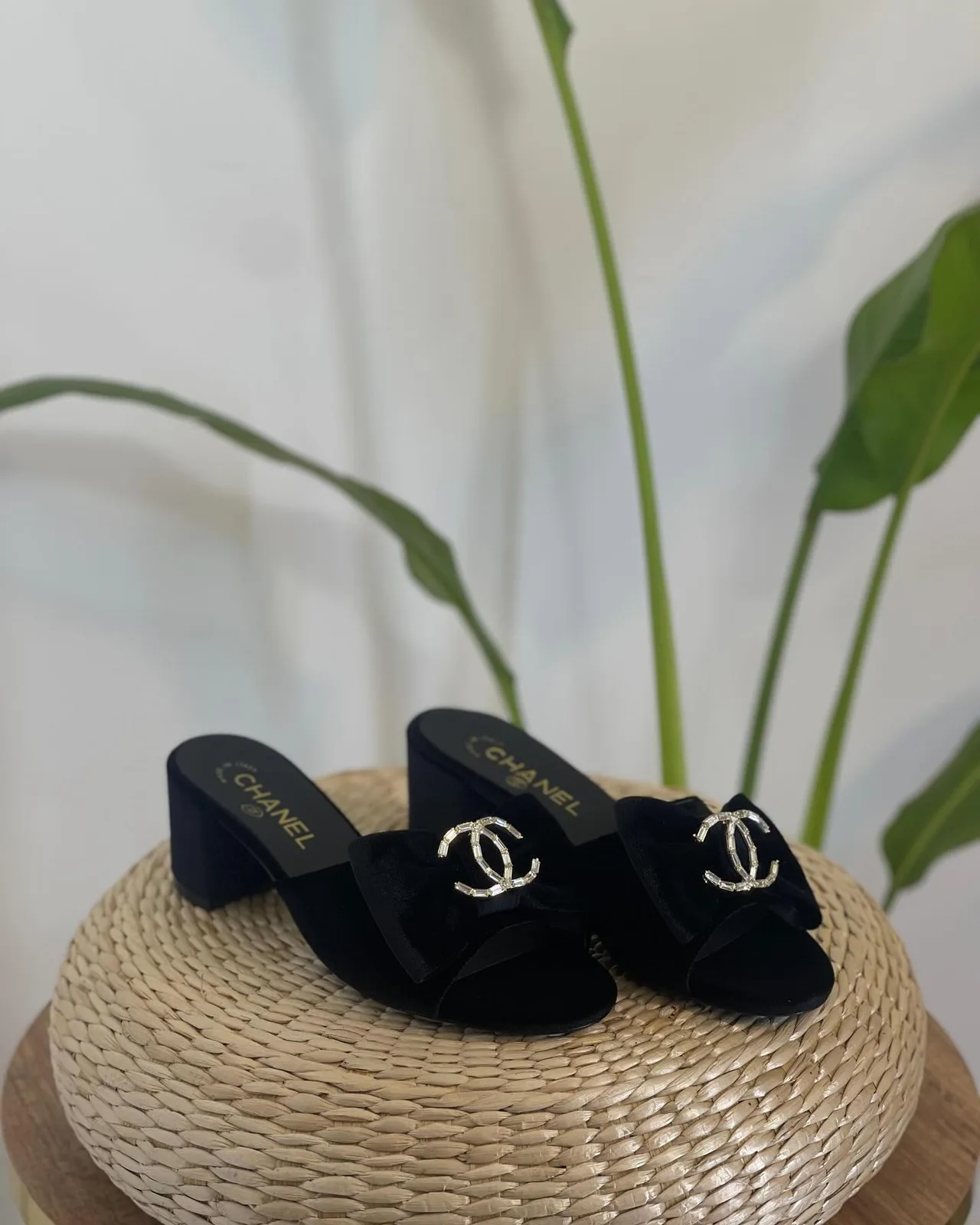 Chanel CC Heel Sandal