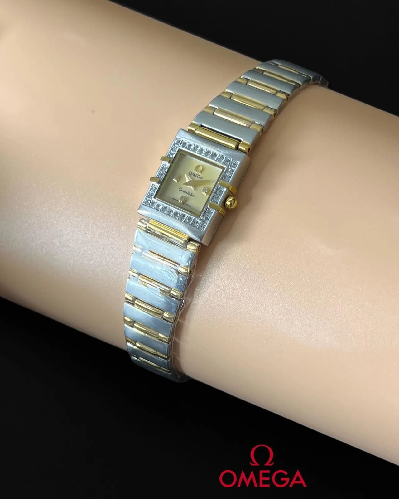 Omega Constellation ladies rectangular bracelet photo 2